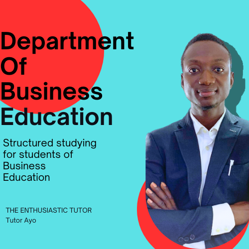 Department of Business Education 100 - 400 level