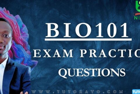 BIO101 CBT EXAM PRACTICE QUESTIONS