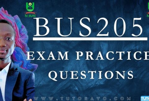 BUS205 CBT EXAM PRACTICE QUESTIONS