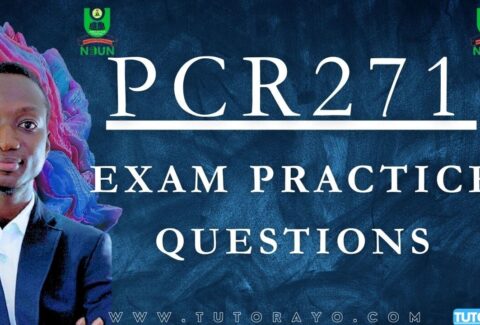 PCR271 CBT EXAM PRACTICE QUESTIONS