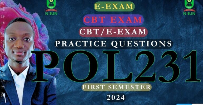 POL231 E-EXAM PRACTICE QUESTIONS