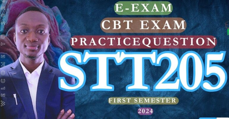 STT205 E-EXAM CBT EXAM