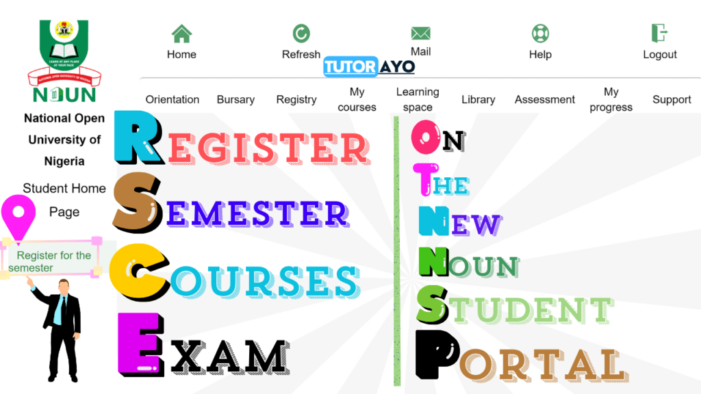 How to register semester courses and exam