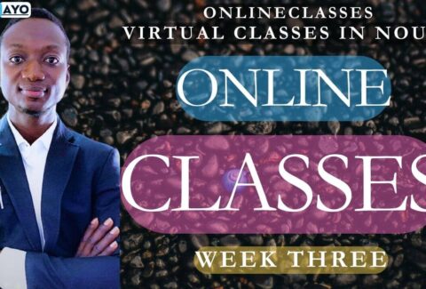 WEEK THREE NOUN VIRTUAL CLASSES